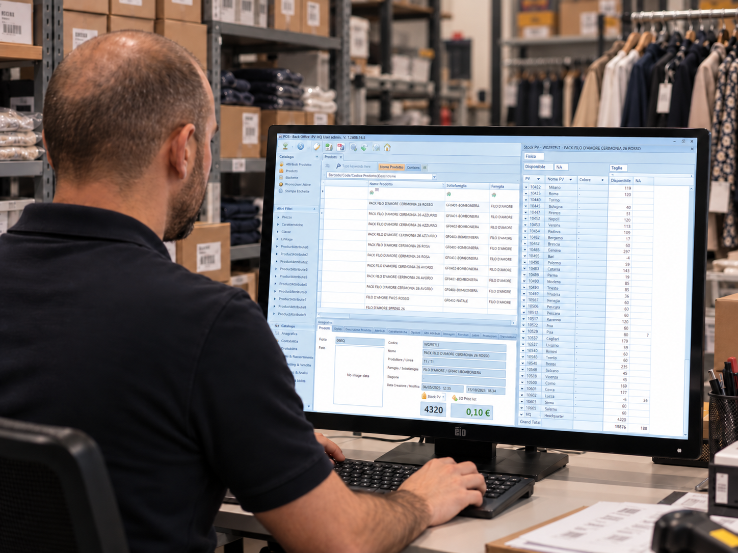 Dashboard back-office iPOS Suite